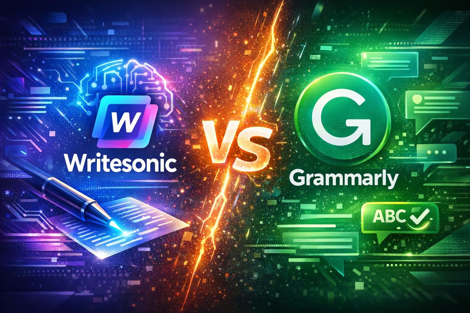 Writesonic vs Grammarly